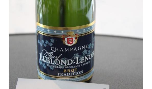 8 flessen à 37,5cl champagne Leblon-Lenoir, Brut